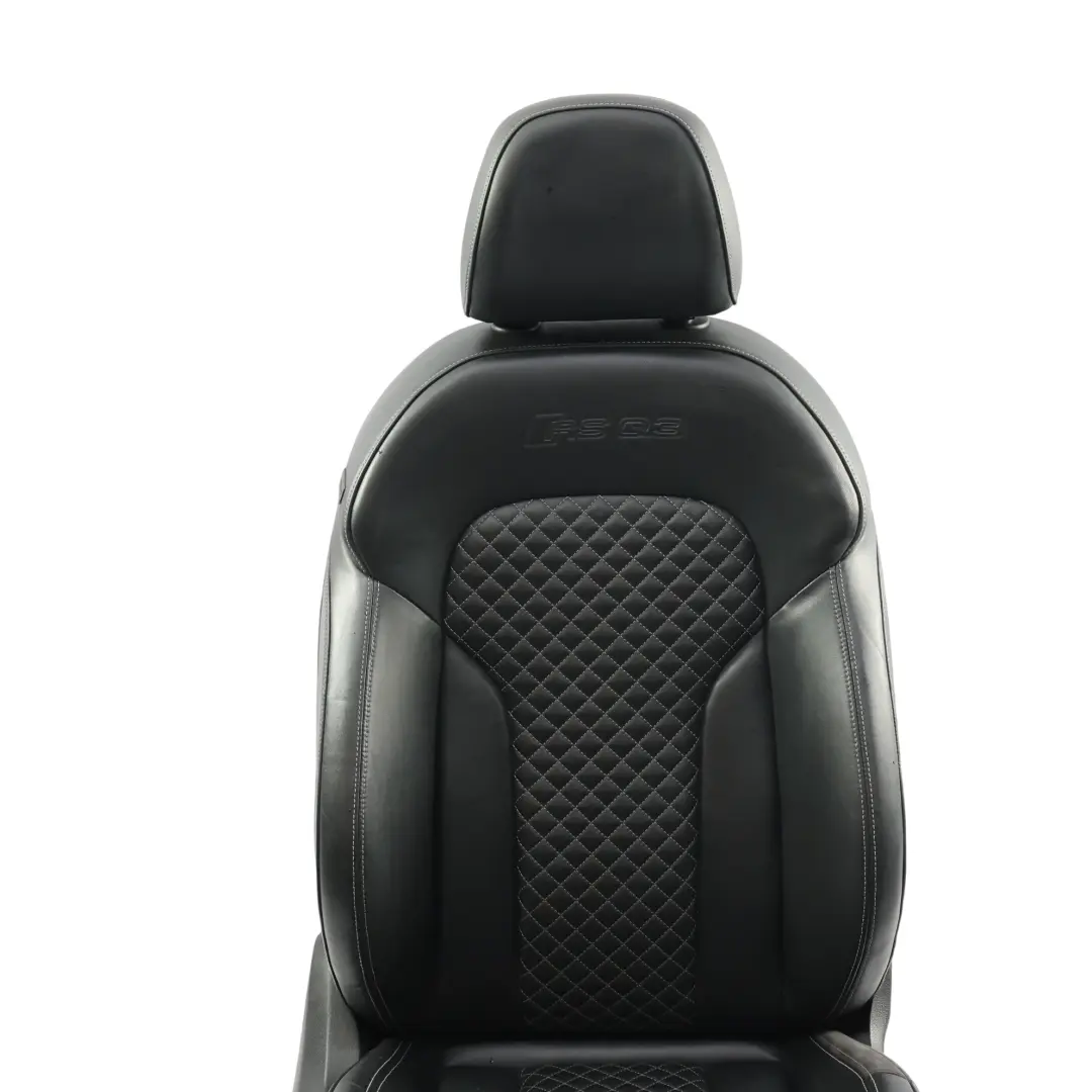Front Sport Seat Right O/S Nappa Leather Soul Black Electric to Audi RS Q3 8U with Part number 8U0881806AB Audi RS Q3 8U Front Sport Seat Right O/S Nappa Leather Soul Black Electric - SKU 8U0881806AB-1 - Part number 8U0881806AB