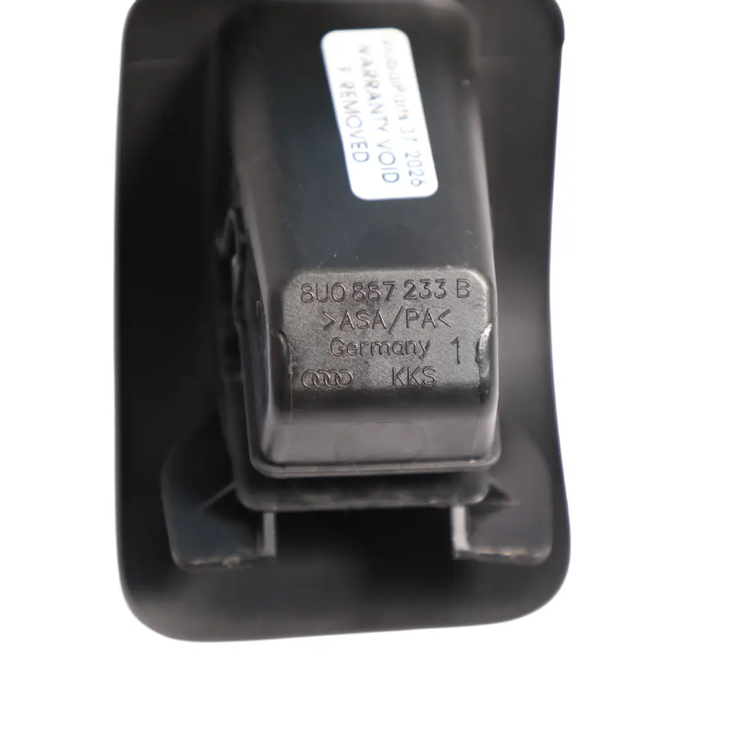 Audi Q3 8U Isofix Rear Seat Slot Guide Cap Cover Trim Panel Mount - SKU 8U0887233B - Part number 8U0887233B