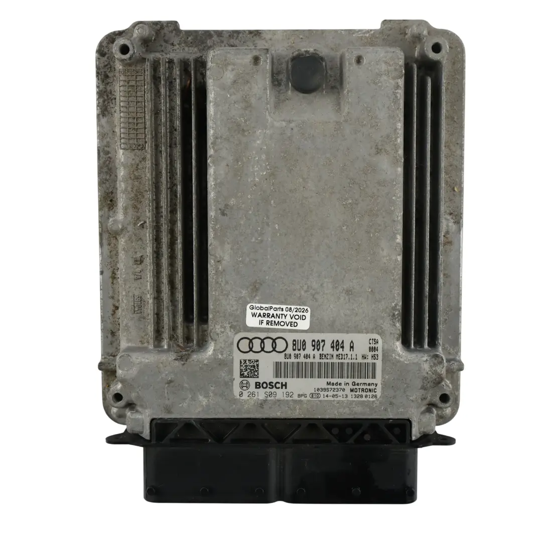 Audi RS Q3 8U 2.5 TFSI CTSA 310HP Quattro Calculateur Moteur - SKU 8U0907404A - Numéro de pièce 8U0907404A