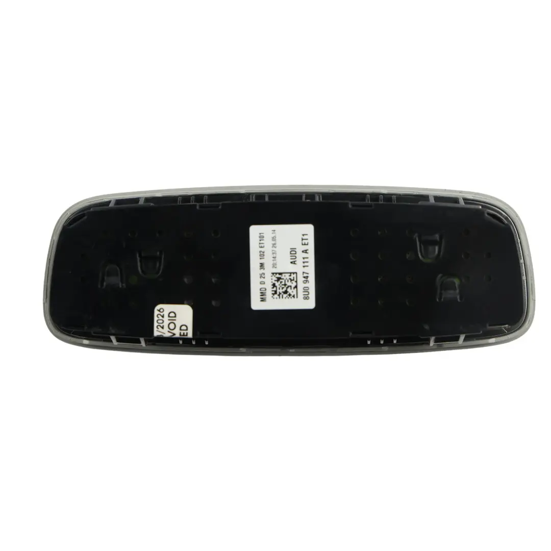 Interior Roof Rear Reading Light Lamp Silver to Audi A1 8X Q3 8U with Part number 8U0947111A Audi A1 8X Q3 8U Interior Roof Rear Reading Light Lamp Silver - SKU 8U0947111A-1 - Part number 8U0947111A