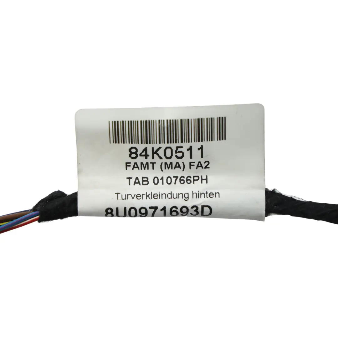 RSQ3 8U Wiązka Drzwi Tylnych Lewa Prawa do Audi o numerze 8U0971693D Audi RSQ3 8U Wiązka Drzwi Tylnych Lewa Prawa - SKU 8U0971693D - Numer Części 8U0971693D