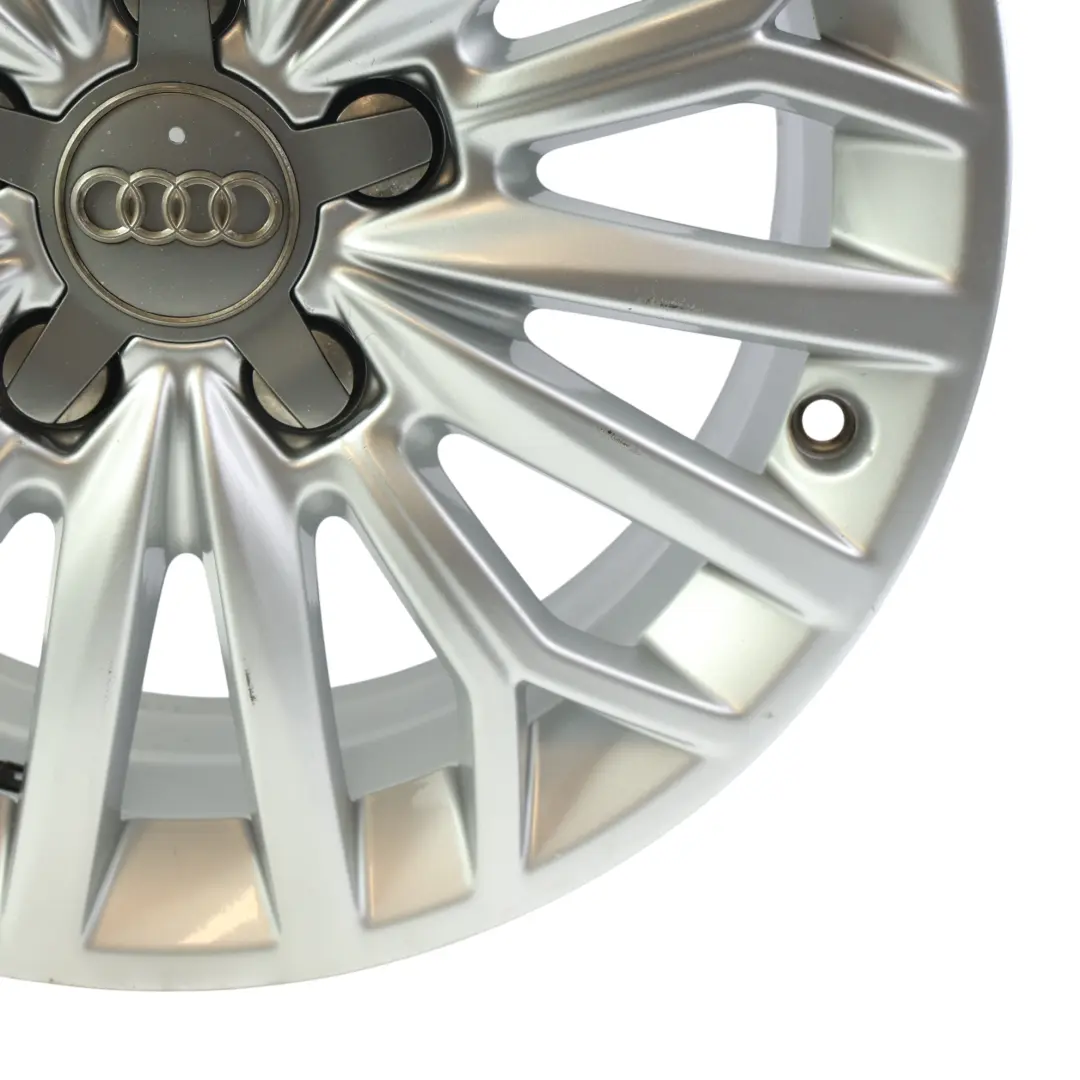Argento Cerchio In Lega 16" 7J ET48 per Audi A3 8V con numero di parte 8V0601025BJ Audi A3 8V Argento Cerchio In Lega 16" 7J ET48 - SKU 8V0601025BJ-1 - Numero di parte 8V0601025BJ