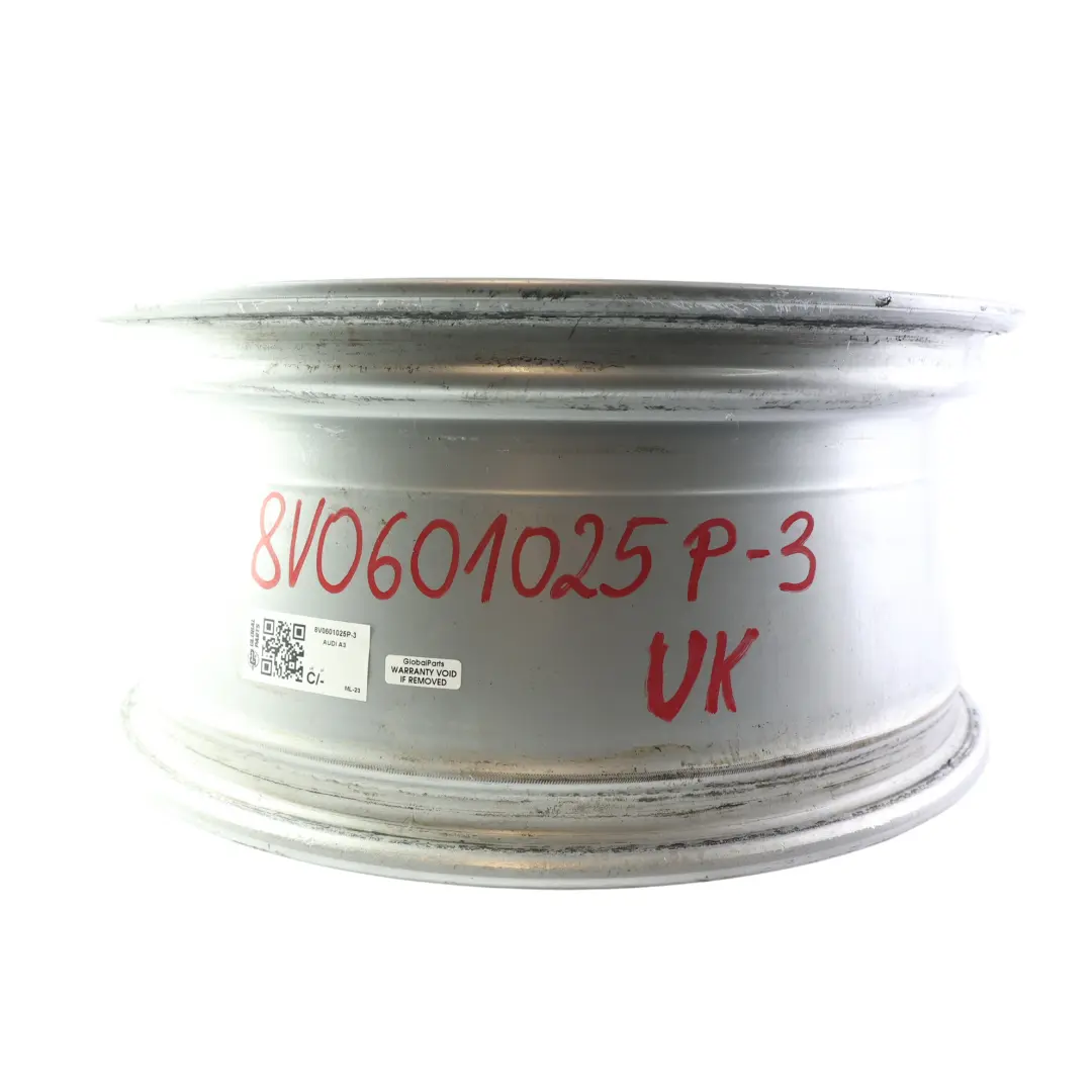 Alloy Wheel Rim 17" 7.5J ET43 Star Spoke to Audi A3 8V Silver with Part number 8V0601025P Audi A3 8V Silver Alloy Wheel Rim 17" 7.5J ET43 Star Spoke - SKU 8V0601025P-3 - Part number 8V0601025P
