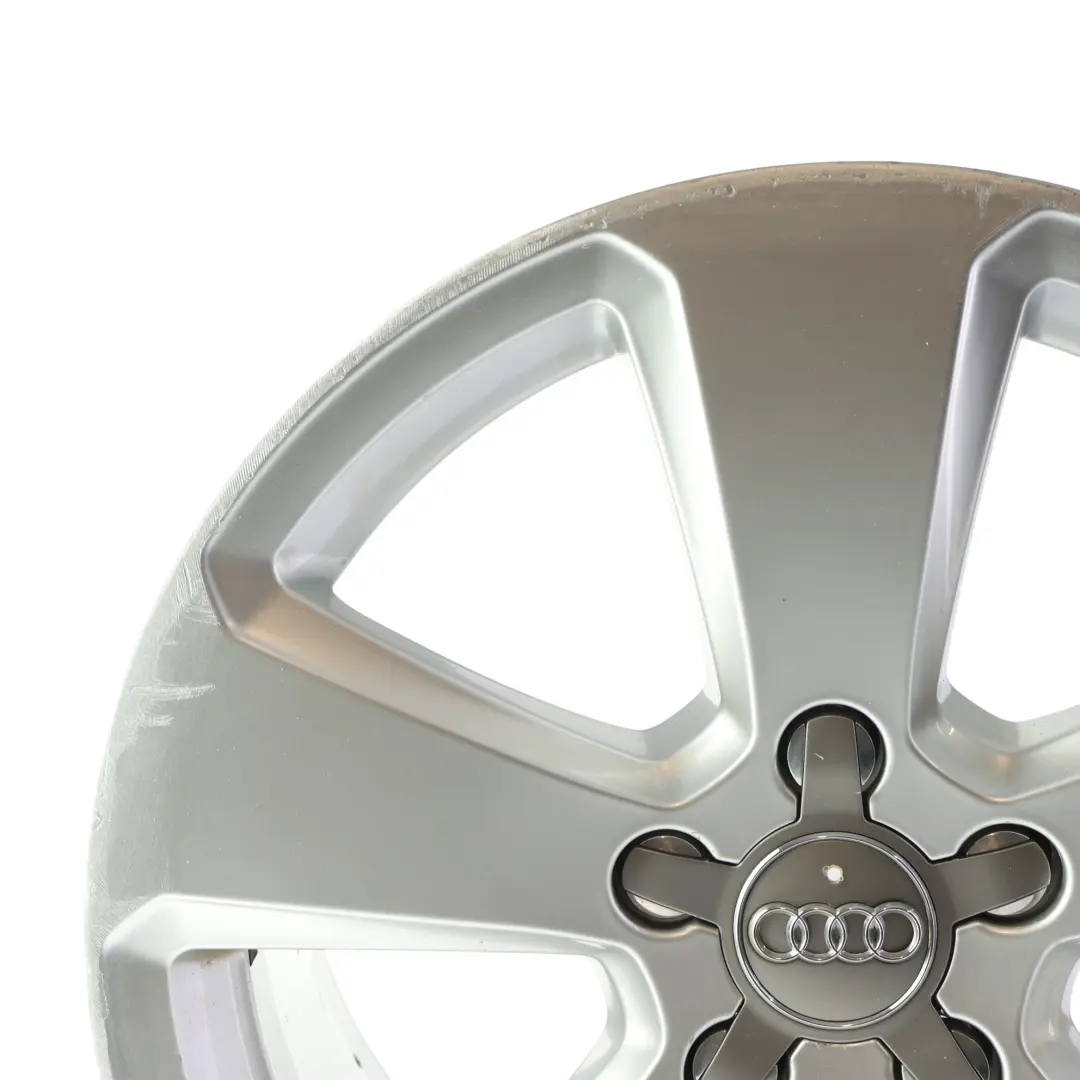 Alloy Wheel Rim 17" 7.5J ET43 Star Spoke to Audi A3 8V Silver with Part number 8V0601025P Audi A3 8V Silver Alloy Wheel Rim 17" 7.5J ET43 Star Spoke - SKU 8V0601025P-3 - Part number 8V0601025P