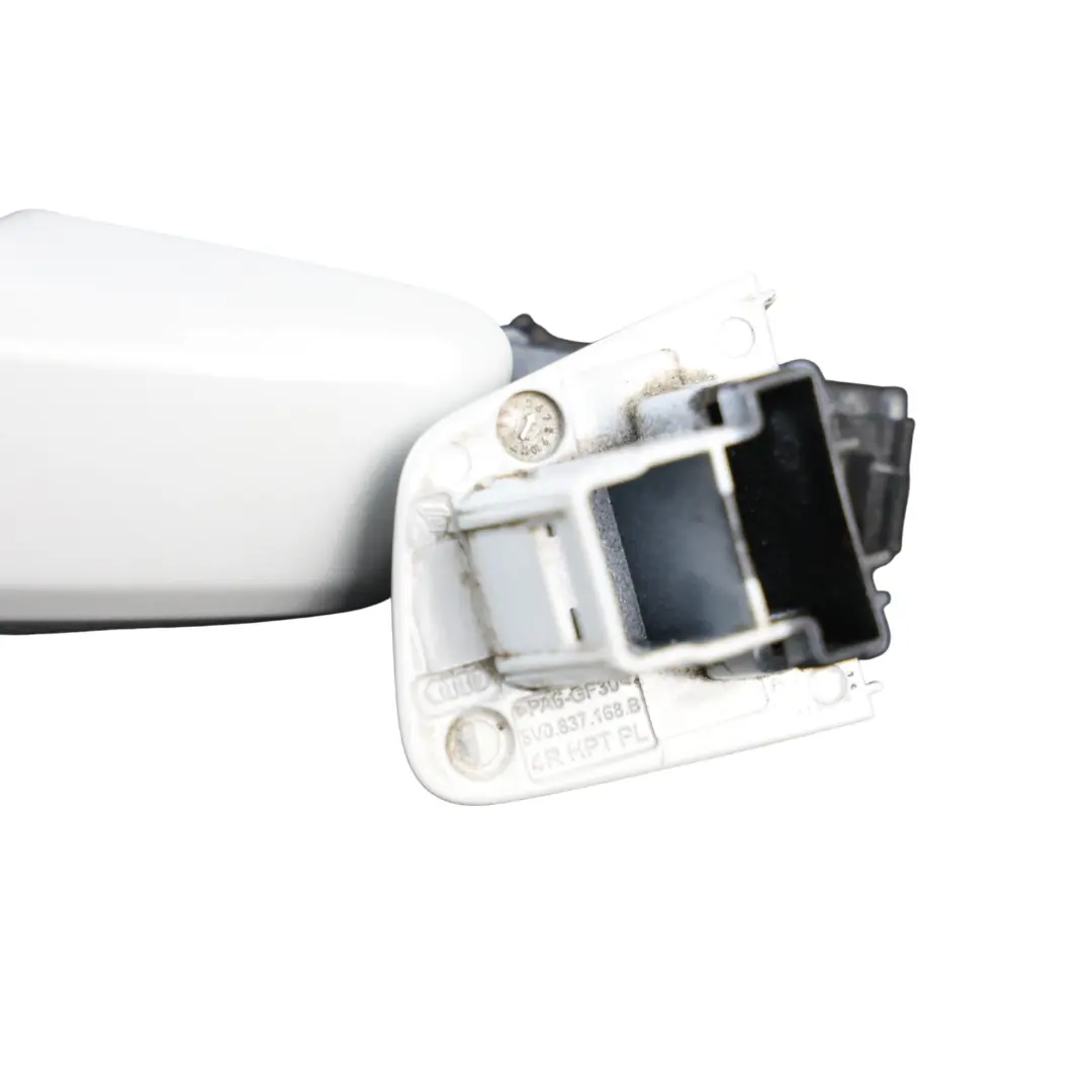Door Grab Handle Right O/S Glacier White Pearl - S9R to Audi TT FV A1 GB A3 8V Rear with Part number 8V0837206A Audi TT FV A1 GB A3 8V Rear Door Grab Handle Right O/S Glacier White Pearl - S9R - SKU 8V0837206A-MGW - Part number 8V0837206A