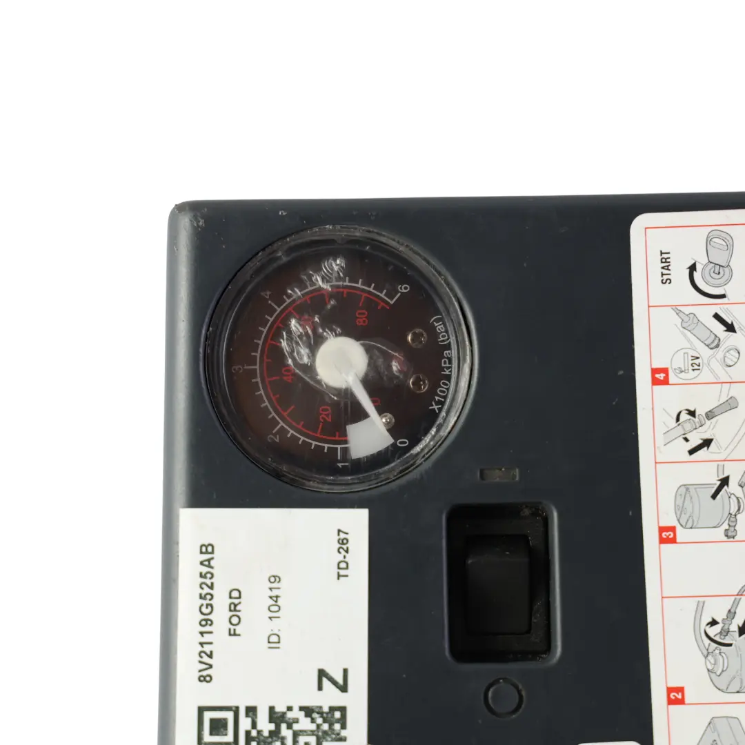 Ford B-Max MK1 Puma CF7 Compresseur Pneu Urgence - SKU 8V2119G525AB - Numéro de pièce 8V2119G525AB