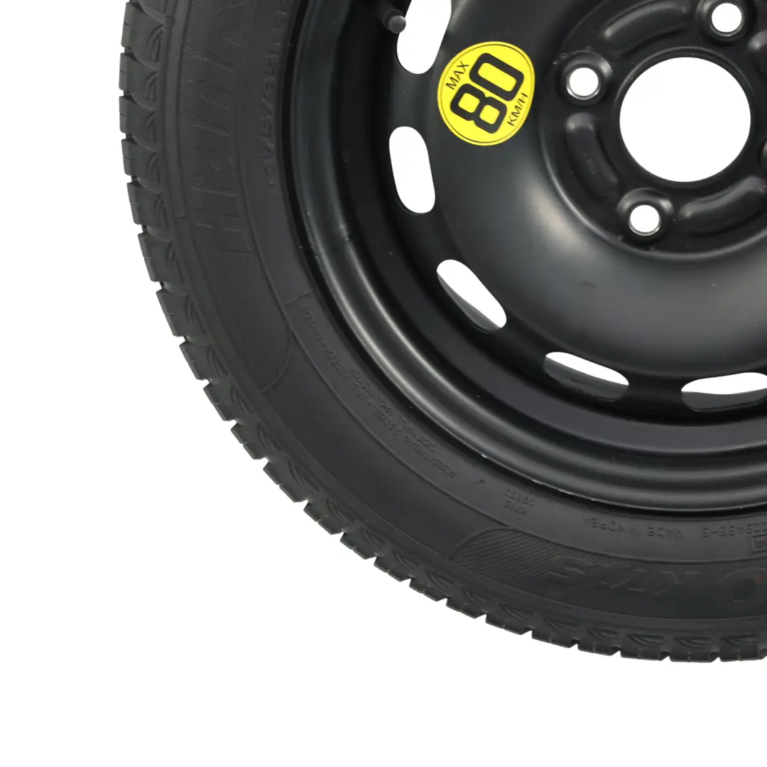Spare Wheel 14" 5,5J ET:37,5 Tyre 175/65 Hankook to Ford Fiesta Mk7 with Part number 8V21BB-12290 Ford Fiesta Mk7 Spare Wheel 14" 5,5J ET:37,5 Tyre 175/65 Hankook - SKU 8V21BB-12290 - Part number 8V21BB-12290