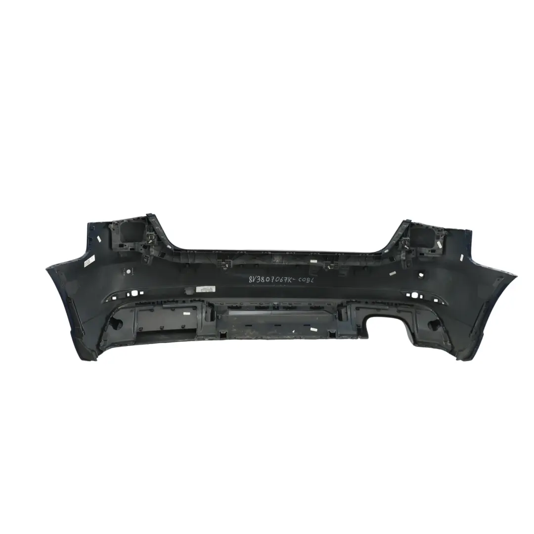 Bumper Trim Panel Covering Cosmos Blue Metallic - X5E to Audi A3 8V Rear with Part number 8V3807067K Audi A3 8V Rear Bumper Trim Panel Covering Cosmos Blue Metallic - X5E - SKU 8V3807067K-COBL - Part number 8V3807067K