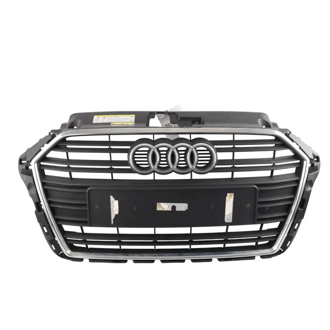 Audi A3 8V Bumper Grille Front Trim Panel Cover Centre Emblem - SKU 8V3853651AA - Part number 8V3853651AA