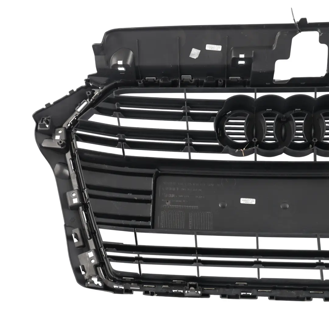 Bumper Grille Front Trim Panel Cover Centre Emblem to Audi A3 8V with Part number 8V3853651AA Audi A3 8V Bumper Grille Front Trim Panel Cover Centre Emblem - SKU 8V3853651AA - Part number 8V3853651AA