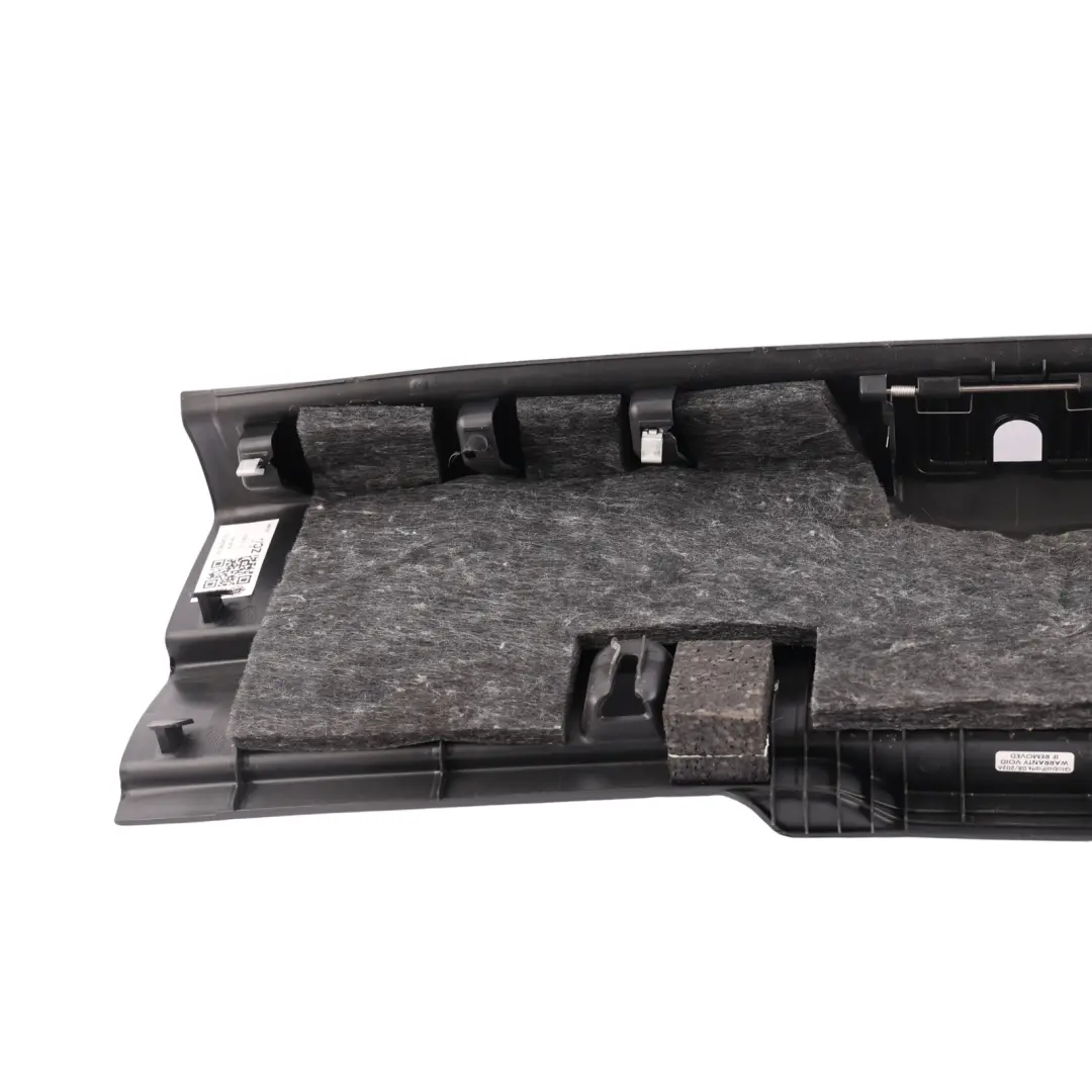 Audi A3 8V 3 Door Rear Boot Inner Lock Cover Trim Panel Black - SKU 8V3863471D - Part number 8V3863471D