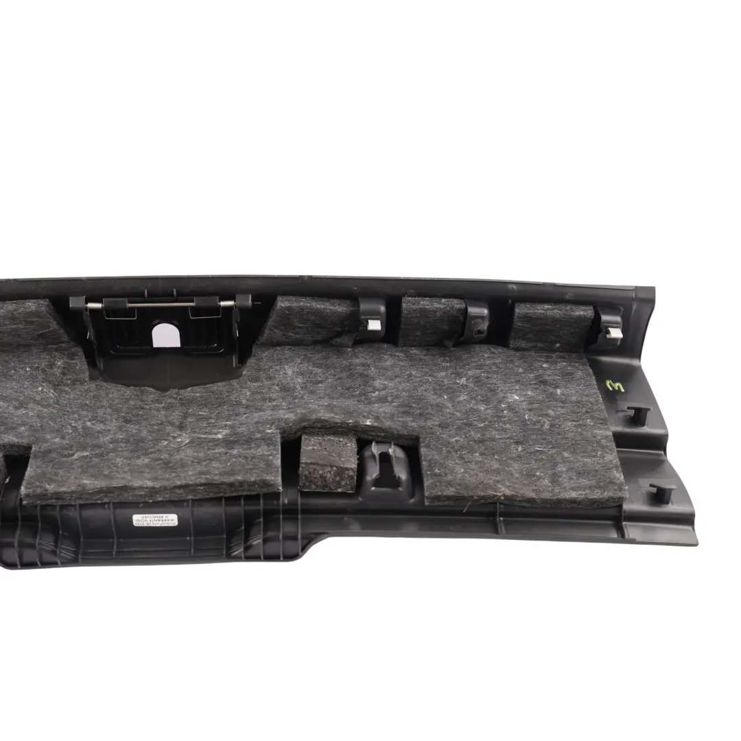 Audi A3 8V 3 Door Rear Boot Inner Lock Cover Trim Panel Black - SKU 8V3863471D - Part number 8V3863471D