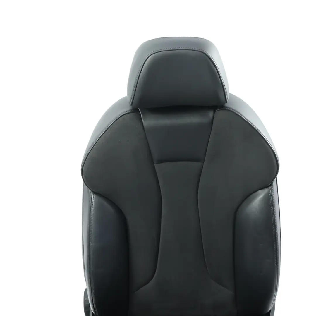 Front Seat Right O/S Black Leather Cloth Fabric Alcantara to Audi A3 8V with Part number 8V4881806F Audi A3 8V Front Seat Right O/S Black Leather Cloth Fabric Alcantara - SKU 8V4881806F - Part number 8V4881806F