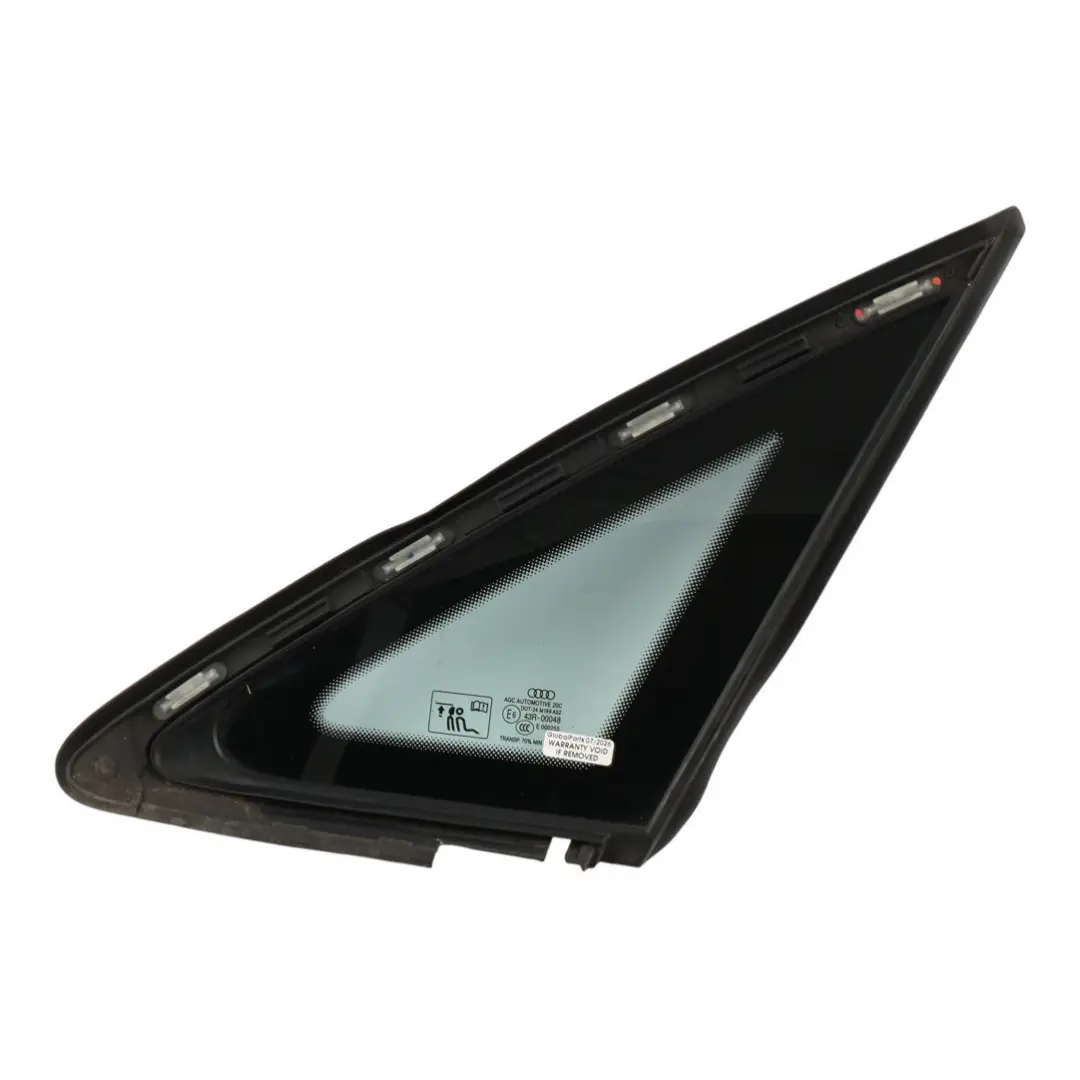 Side Window Quarter Glass Rear Right O/S Glazing AS2 to Audi A3 S3 8V with Part number 8V5845298F Audi A3 S3 8V Side Window Quarter Glass Rear Right O/S Glazing AS2 - SKU 8V5845298F - Part number 8V5845298F