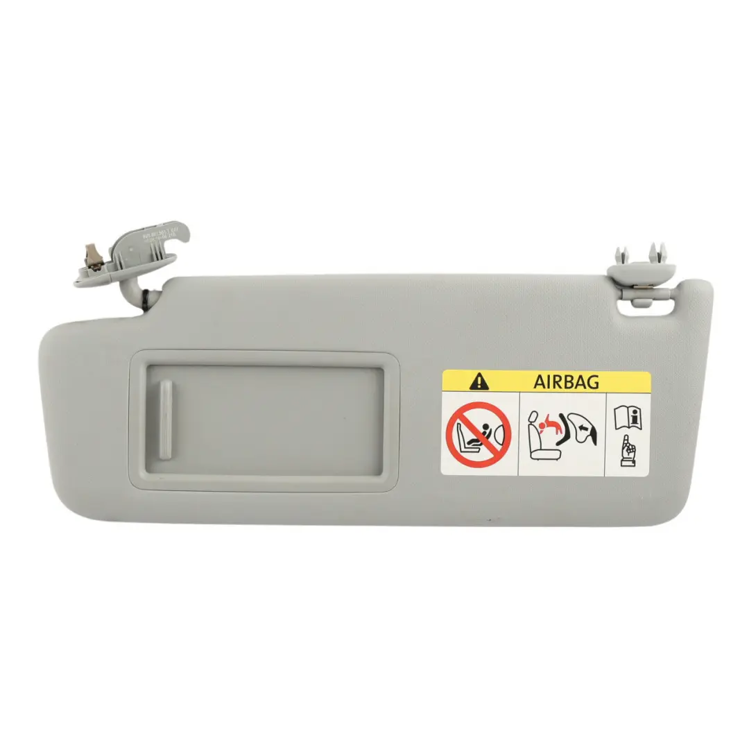 Audi A4 B9 Sun Visor Interior Trim Panel Cover Grey Left N/S - SKU 8V5857551T - Part number 8V5857551T