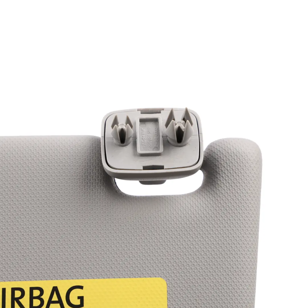 Audi A4 B9 Sun Visor Interior Trim Panel Cover Grey Left N/S - SKU 8V5857551T - Part number 8V5857551T