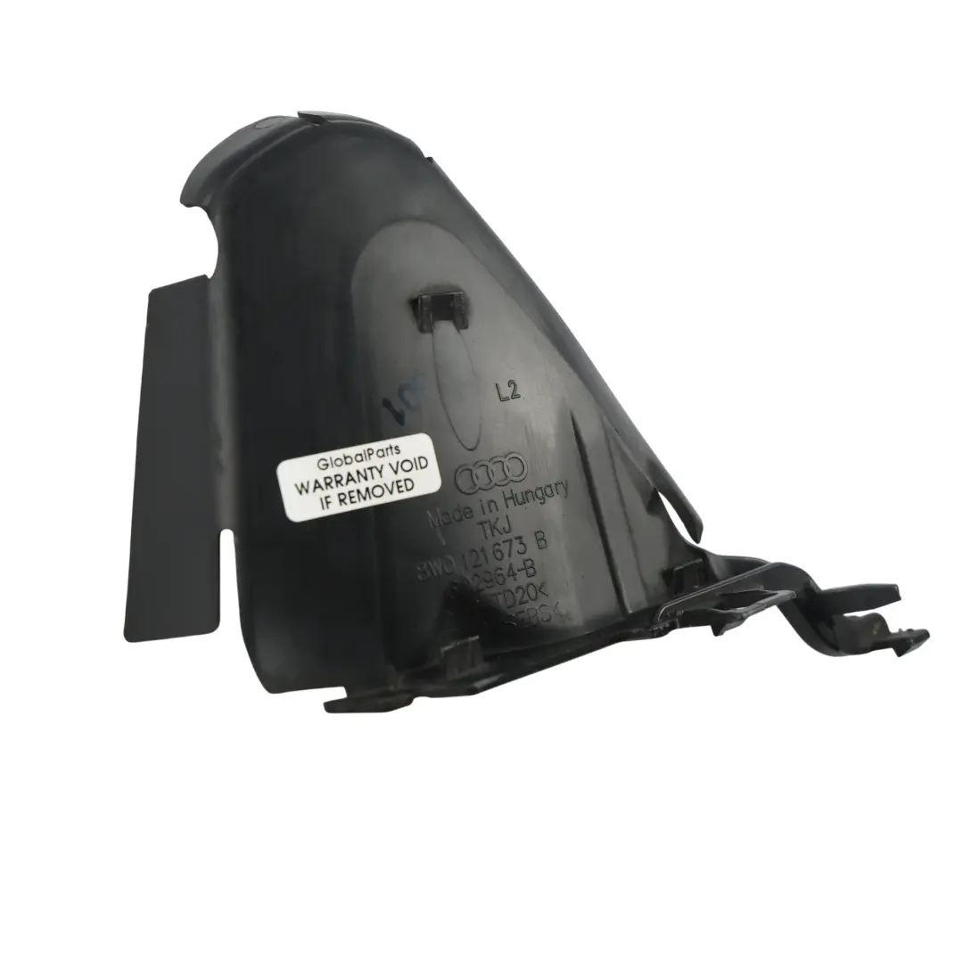 Audi A4 B9 Cubierta Panel Canal Guía Aire Radiador Izquierdo - SKU 8W0121673B - Número de pieza 8W0121673B