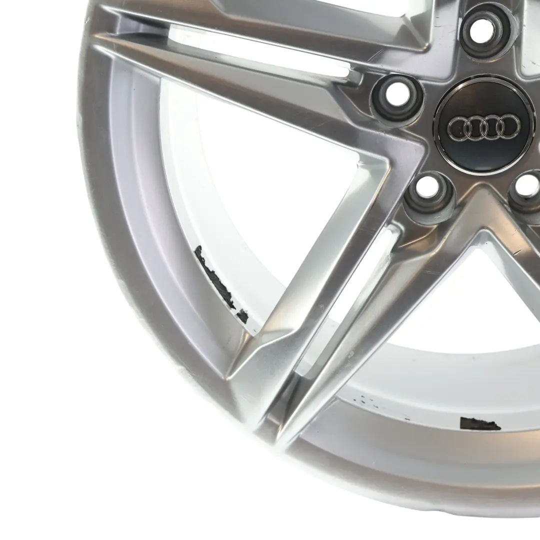 Audi A5 S5 F5 Alloy Wheel Rim Silver 18" 8.5J ET:29 5 Double Spoke - SKU 8W0601025DE-11 - Part number 8W0601025DE