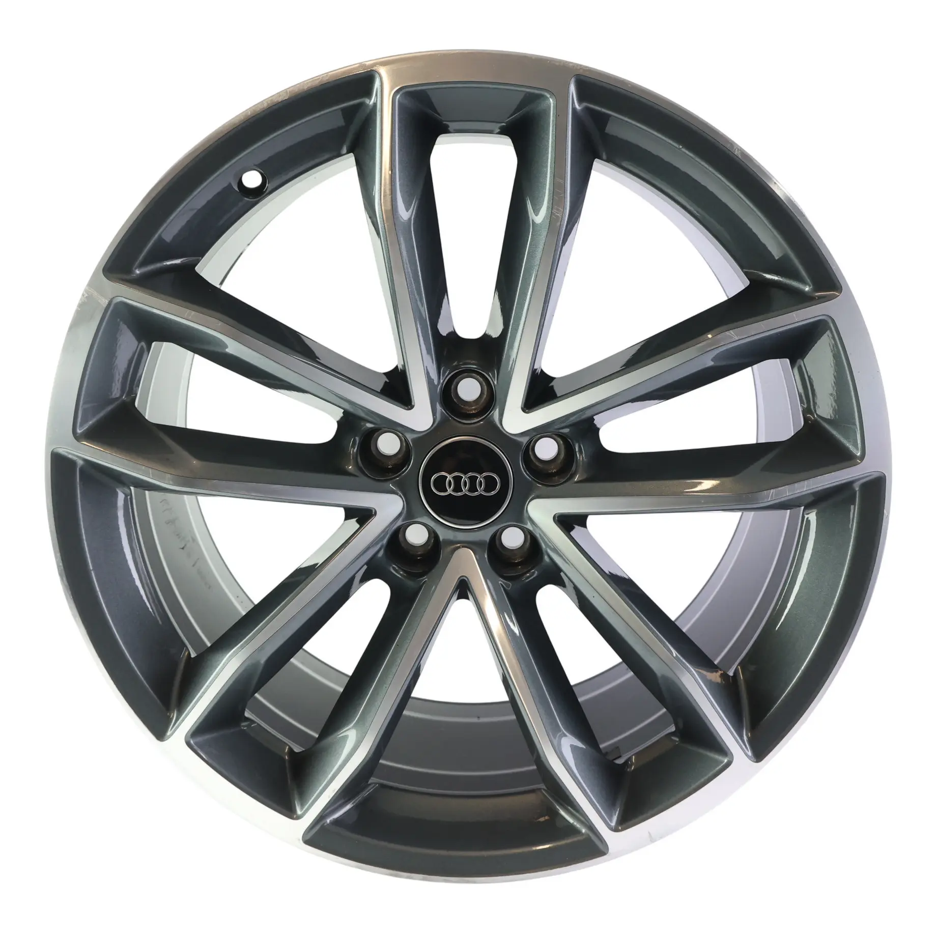 Audi A5 S5 5F Felga Aluminiowa Dwukolorowa Szara 19" 8,5J ET:32 8W0601025DF