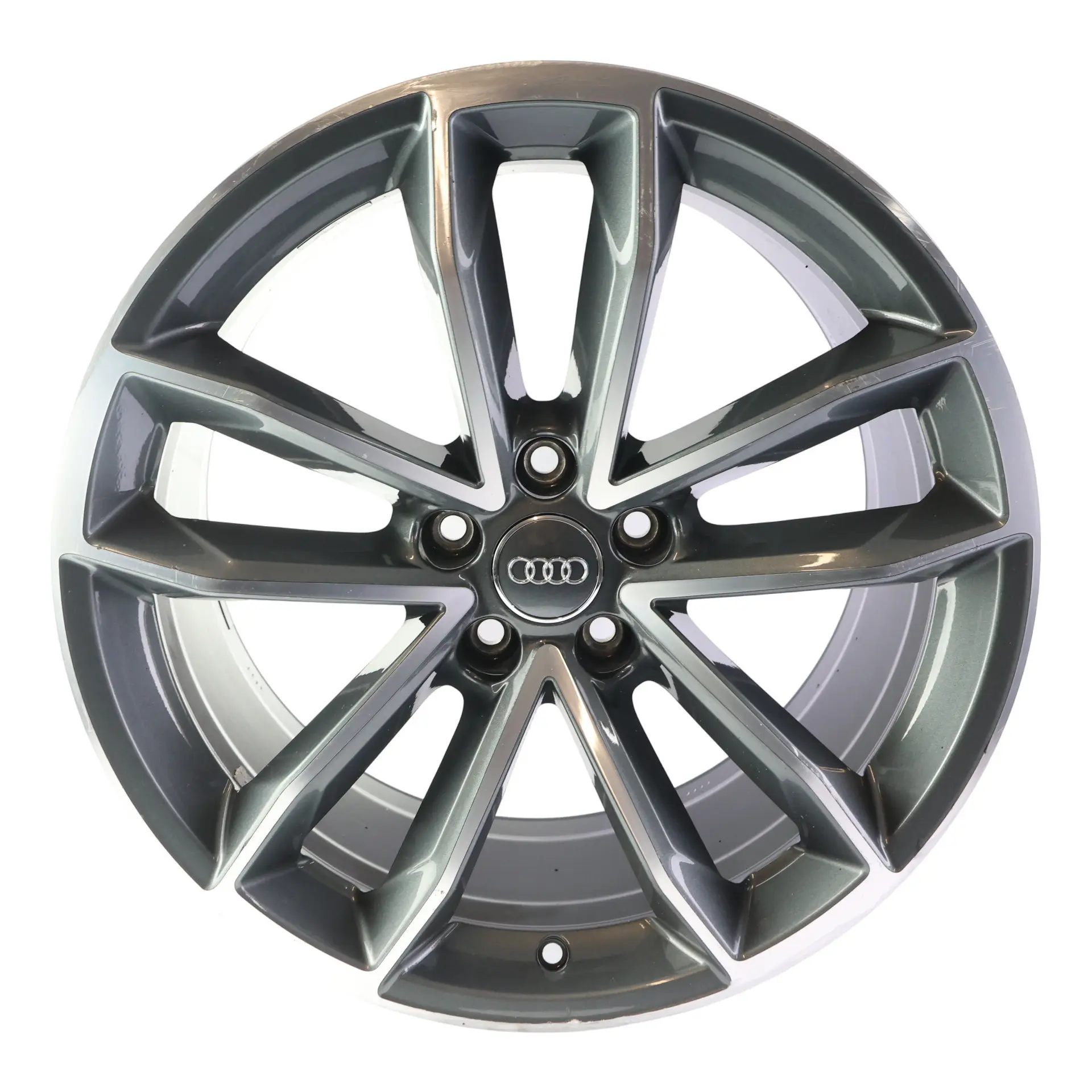 Audi A5 S5 5F Bicolor Grey Wheel Light Alloy Rim 19" 8,5J ET:32 8W0601025DF