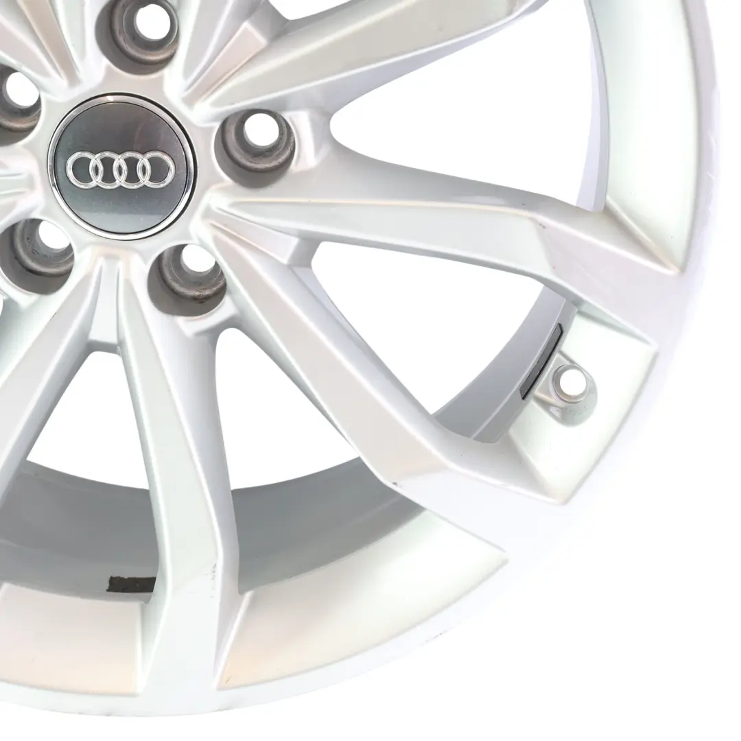Audi A4 B9 Silver Alloy Wheel Rim 18" 8J ET:40 5x112 - SKU 8W0601025H-2 - Part number 8W0601025H