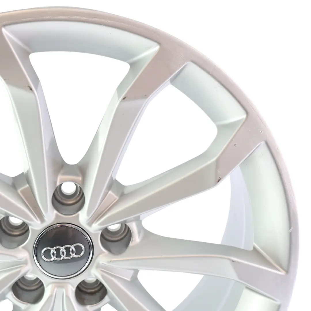 Audi A4 B9 Silver Alloy Wheel Rim 18" 8J ET:40 5x112 - SKU 8W0601025H-3 - Part number 8W0601025H