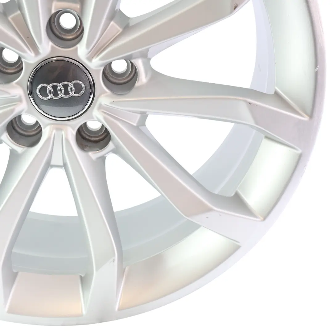 Audi A4 B9 Felga Aluminiowa Srebrna 18" 8J ET40 5x112 - SKU 8W0601025H-3 - Numer Części 8W0601025H