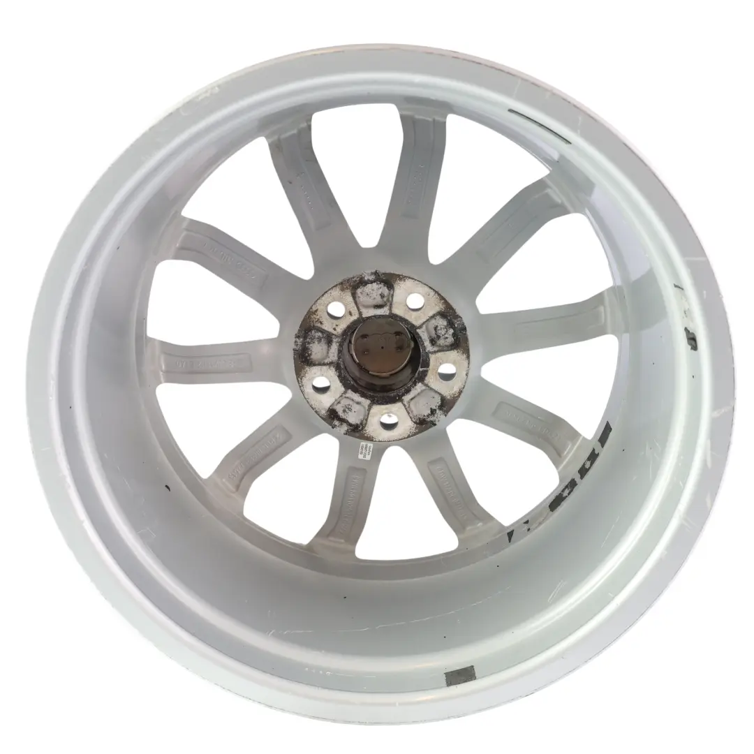 Audi A4 B9 Silver Alloy Wheel Rim 18" 8J ET:40 5x112 - SKU 8W0601025H-4 - Part number 8W0601025H