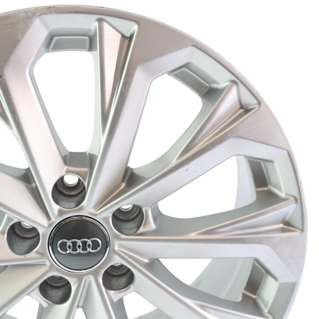 Rim Alloy Silver 17" 7J ET:38 10-Spoke to Audi A4 B9 8W Wheel with Part number 8W0601025L Audi A4 B9 8W Wheel Rim Alloy Silver 17" 7J ET:38 10-Spoke - SKU 8W0601025L-2 - Part number 8W0601025L