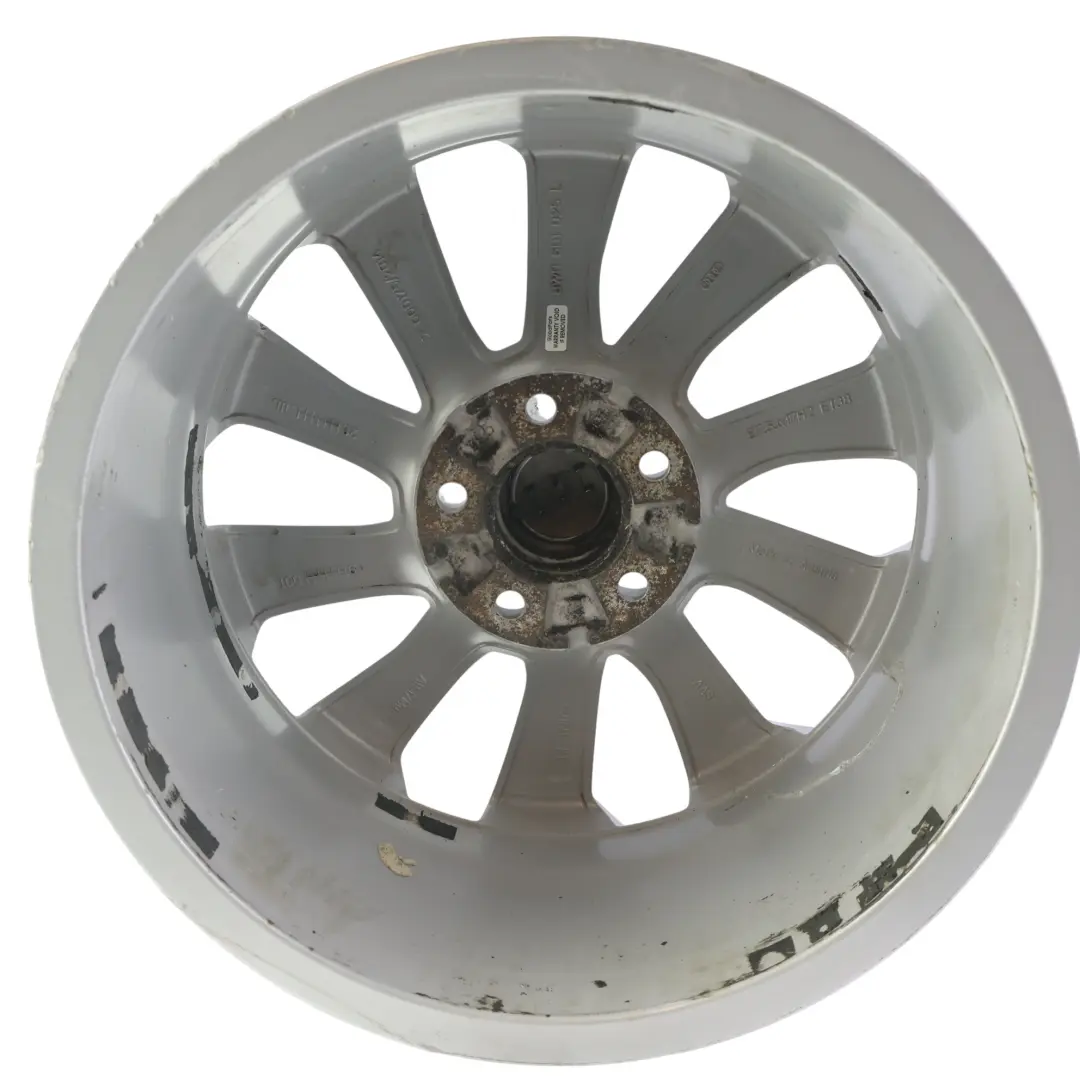 Audi A4 B9 8W Silver Wheel Alloy Rim 17" 7J ET:38 10-Spoke - SKU 8W0601025L-4 - Part number 8W0601025L