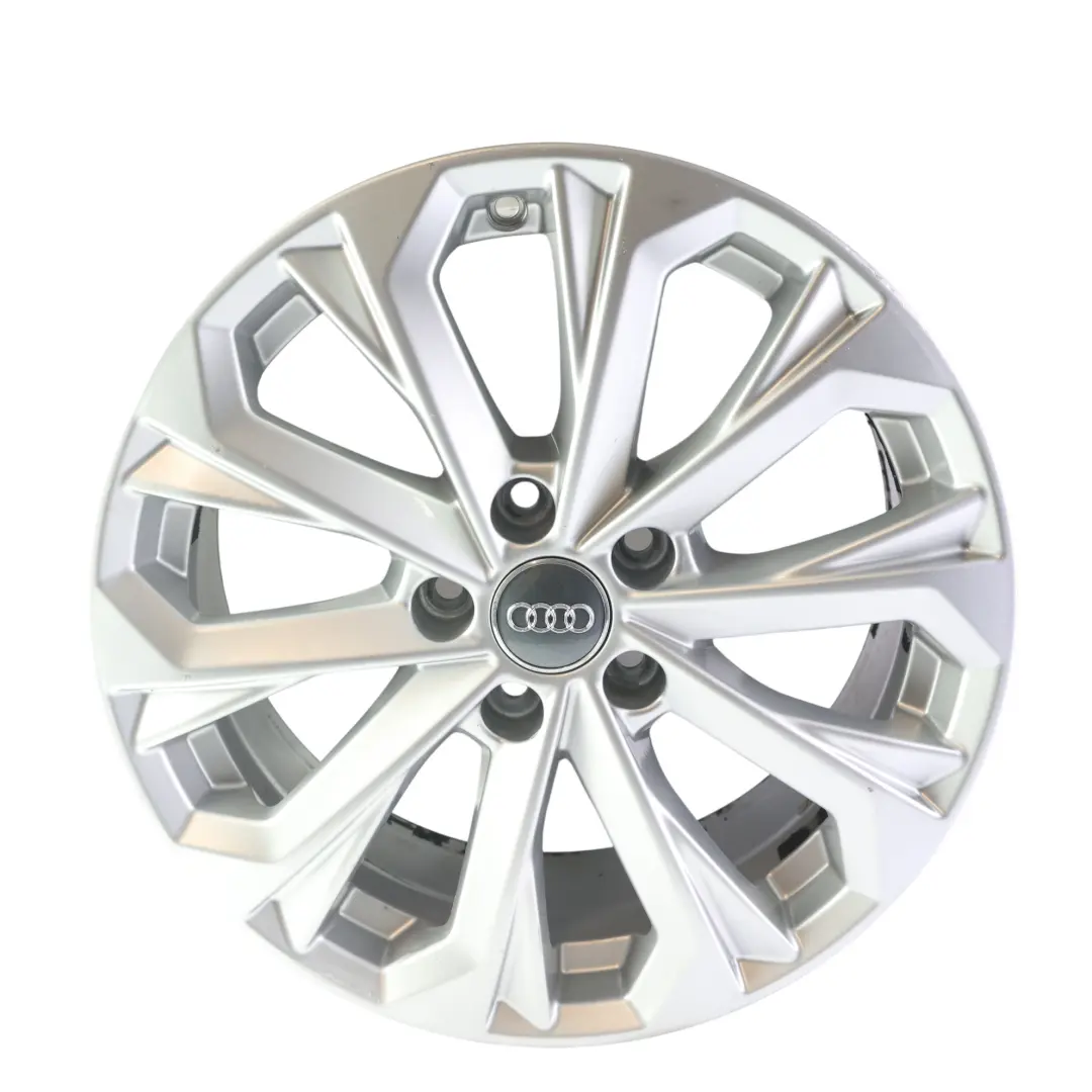Audi A4 B9 8W Silver Wheel Alloy Rim 17" 7J ET:38 10-Spoke - SKU 8W0601025L-4 - Part number 8W0601025L
