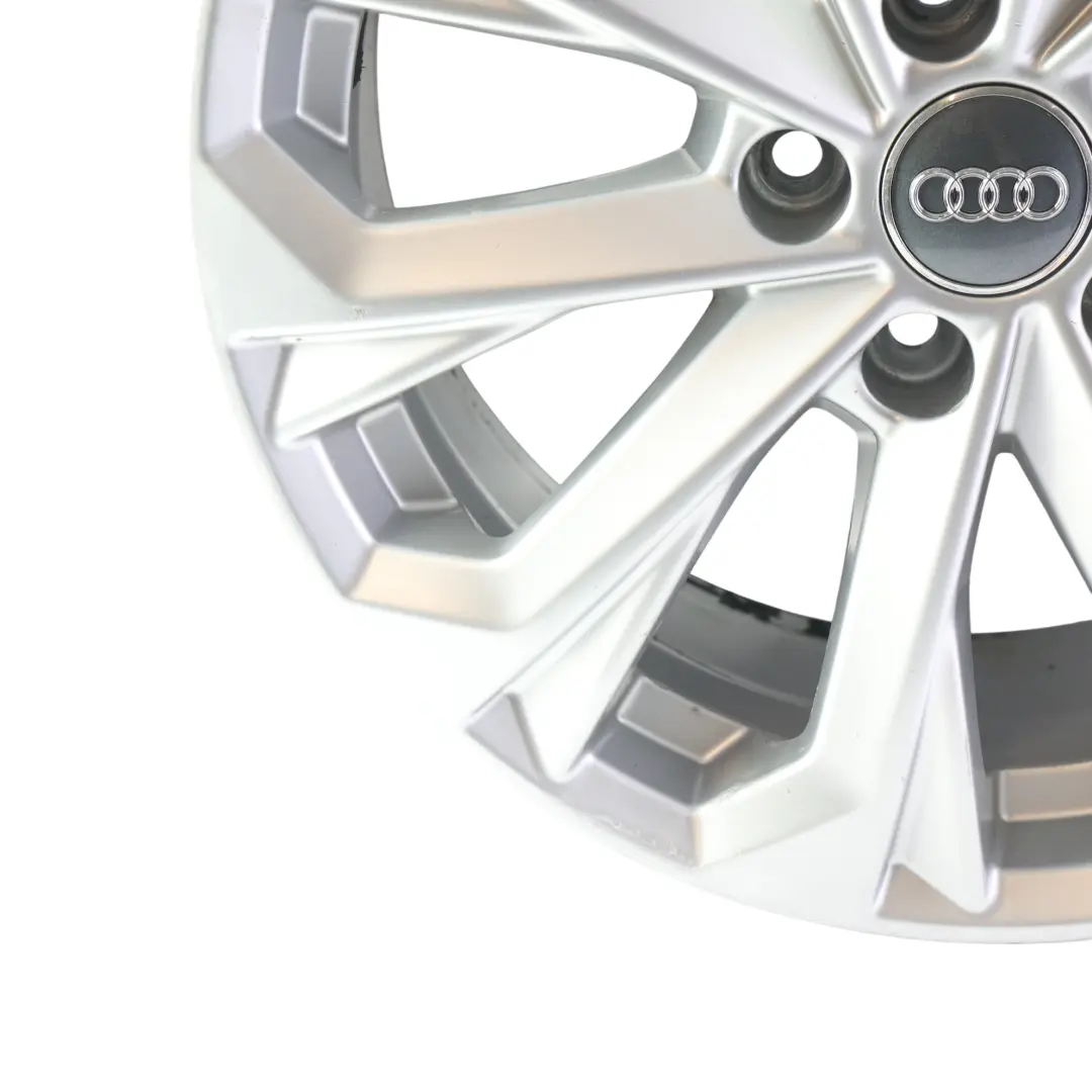 Audi A4 B9 8W Silver Wheel Alloy Rim 17" 7J ET:38 10-Spoke - SKU 8W0601025L-4 - Part number 8W0601025L