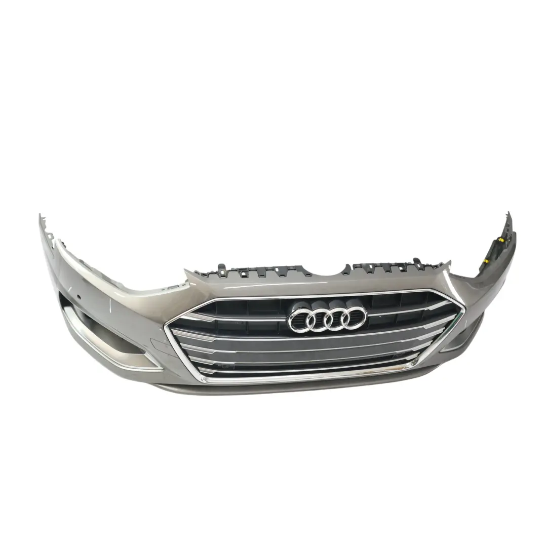 Audi A4 B9 Front Bumper Trim Panel Cover PDC Terra Grey Metallic - X7H - SKU 8W0807065AT-TEG - Part number 8W0807065AT