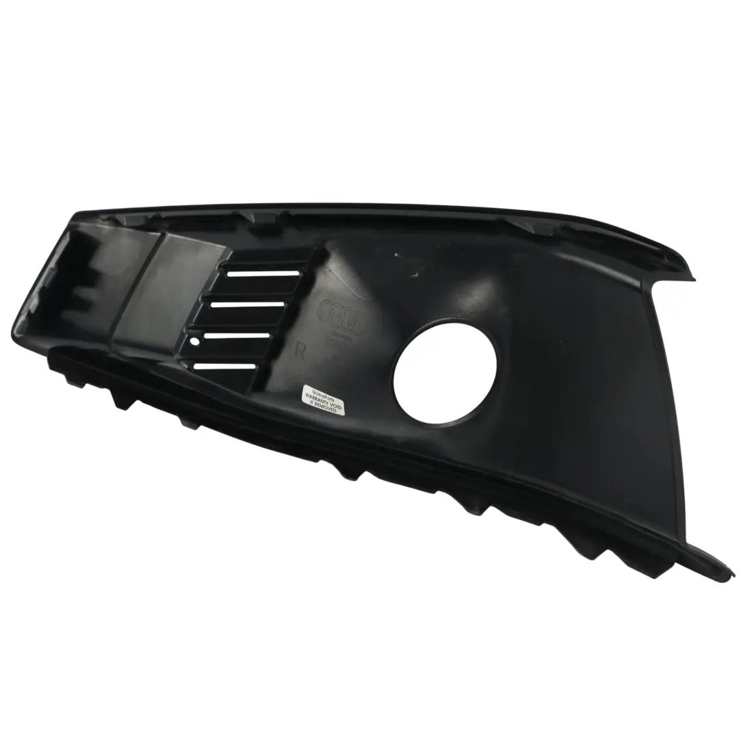 Audi A4 S4 B9 8W Front Bumper Grille Trim Right O/S Black - SKU 8W0807682AJ - Part number 8W0807682AJ