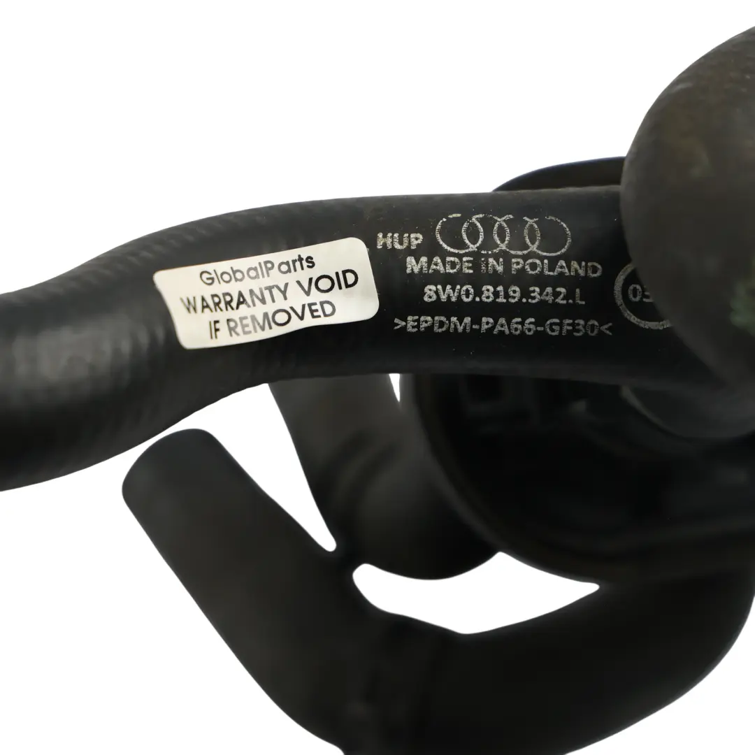 Audi A5 F5 Water Return Coolant Pipe Hose Flow Line - SKU 8W0819342L-1 - Part number 8W0819342L