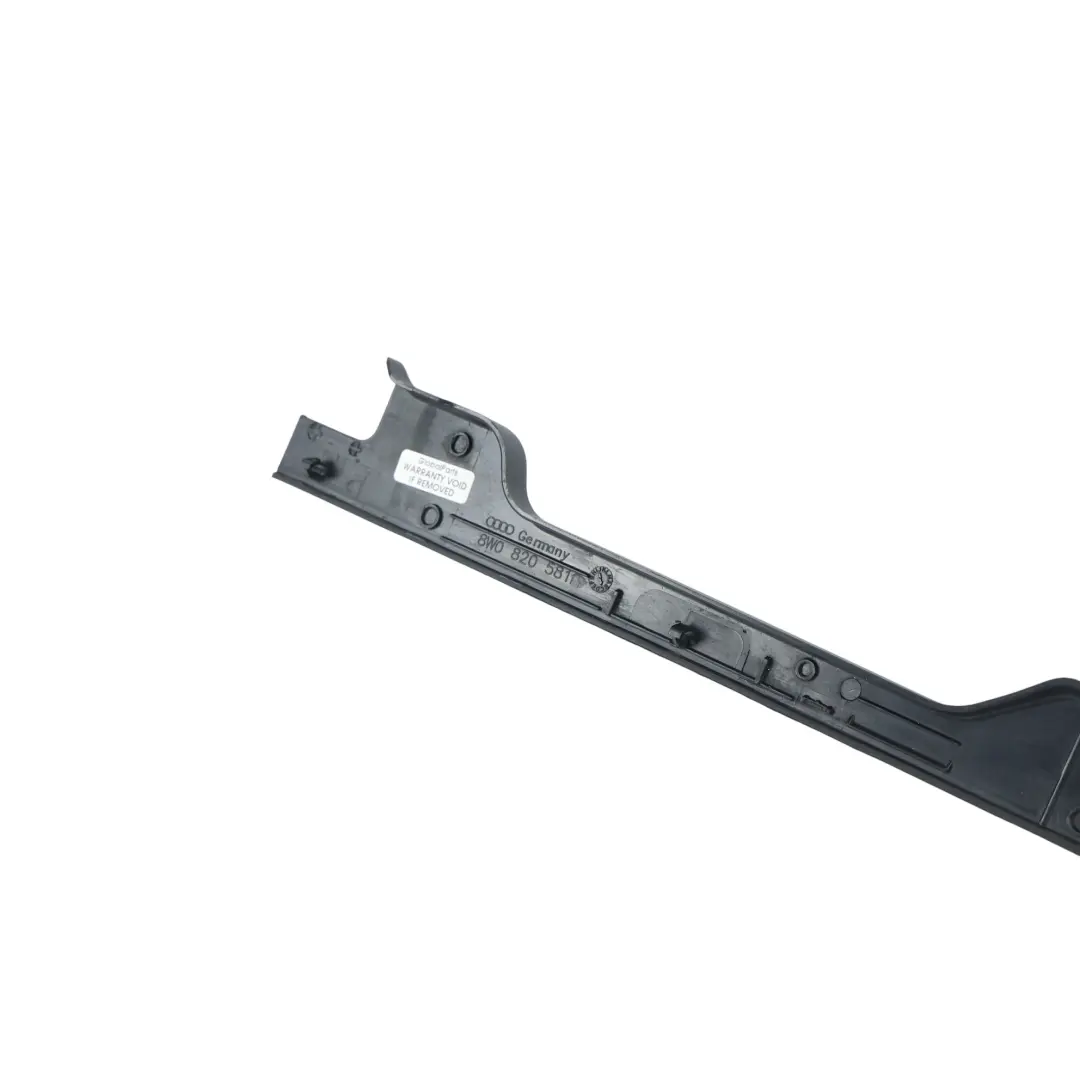 Nakładka Osłona Błotnika Przednia Lewa do Audi S4 B9 o numerze 8W0820581C Audi S4 B9 Nakładka Osłona Błotnika Przednia Lewa - SKU 8W0820581C - Numer Części 8W0820581C