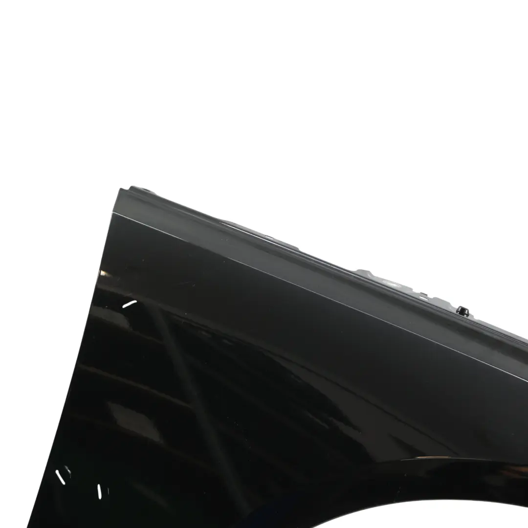 Side Panel Front Right O/S Wing Fender Mythical Black Metallic - Y9T to Audi A4 B9 with Part number 8W0821106A Audi A4 B9 Side Panel Front Right O/S Wing Fender Mythical Black Metallic - Y9T - SKU 8W0821106A-MYB - Part number 8W0821106A
