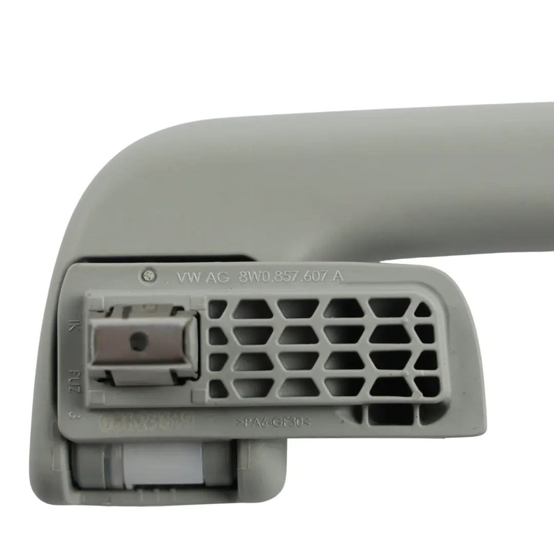 Interior Roof Grab Handle Rear Left N/S Grey to Audi A4 B9 A5 F5 with Part number 8W0857607A Audi A4 B9 A5 F5 Interior Roof Grab Handle Rear Left N/S Grey - SKU 8W0857607A-1 - Part number 8W0857607A