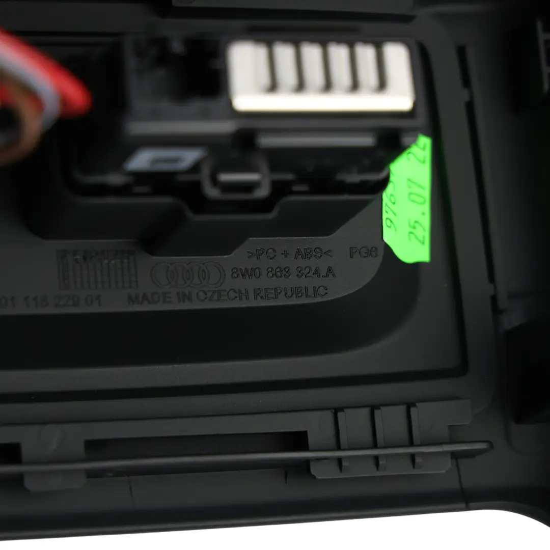 Audi A5 F5 Rear Centre Console Trim With Double USB Port 12V Socket - SKU 8W0863324A-1 - Part number 8W0863324A