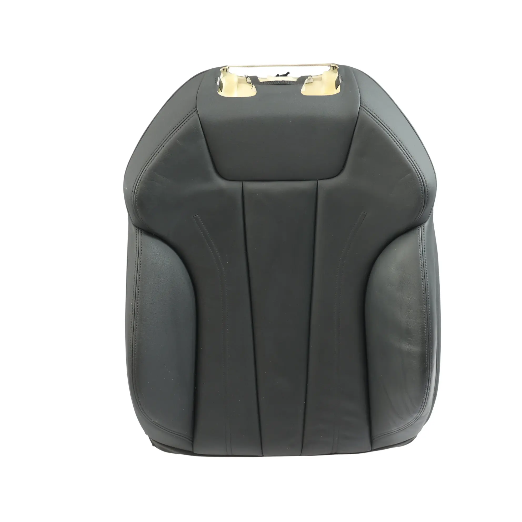 Audi A4 B9 Front Left N/S Backrest Cover Leather Leatherette Black