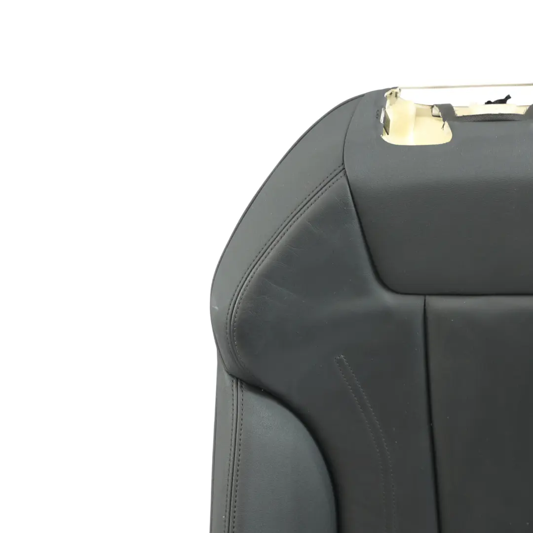 Audi A4 B9 Front Left N/S Backrest Cover Leather Leatherette Black - SKU 8W0881805AB - Part number 8W0881805AB