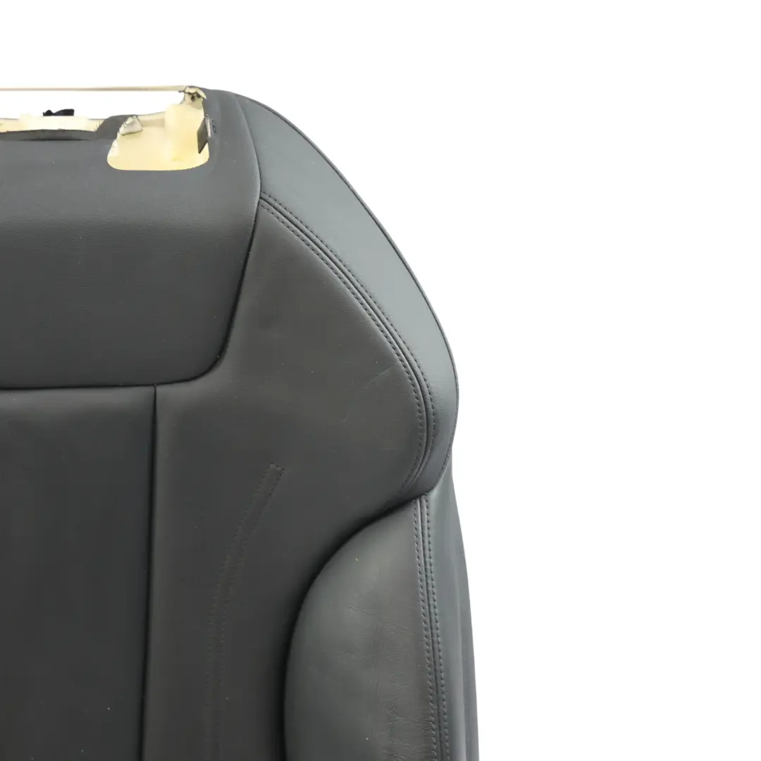 Audi A4 B9 Front Left N/S Backrest Cover Leather Leatherette Black - SKU 8W0881805AB - Part number 8W0881805AB