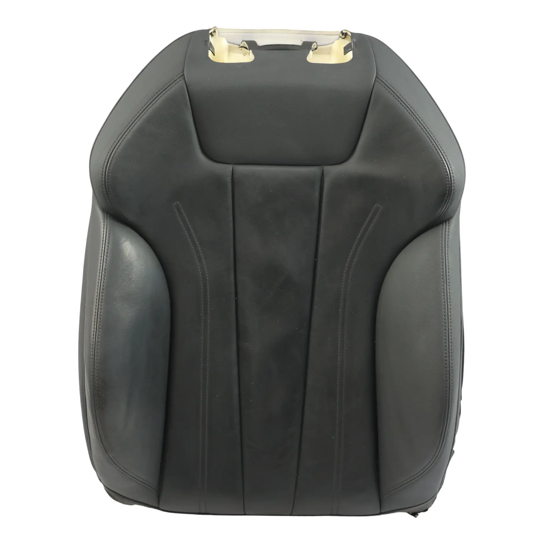 Audi A4 B9 Front Right O/S Backrest Cover Leather Leatherette Black