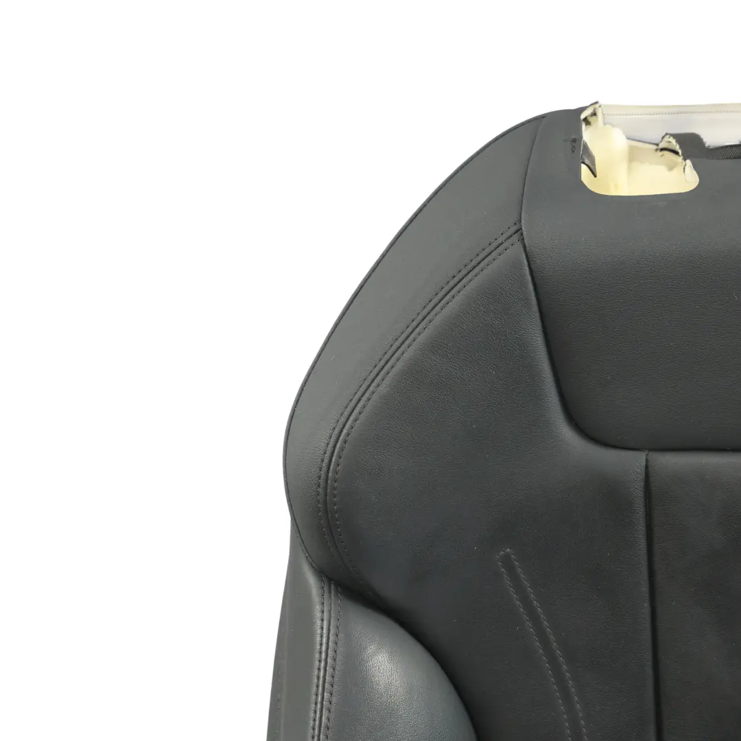 Audi A4 B9 Front Right O/S Backrest Cover Leather Leatherette Black - SKU 8W0881806AB - Part number 8W0881806AB