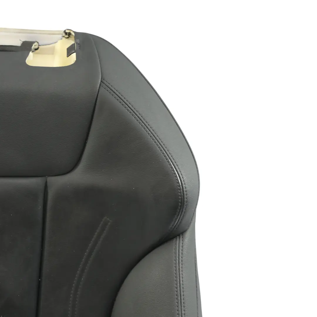 Audi A4 B9 Front Right O/S Backrest Cover Leather Leatherette Black - SKU 8W0881806AB - Part number 8W0881806AB