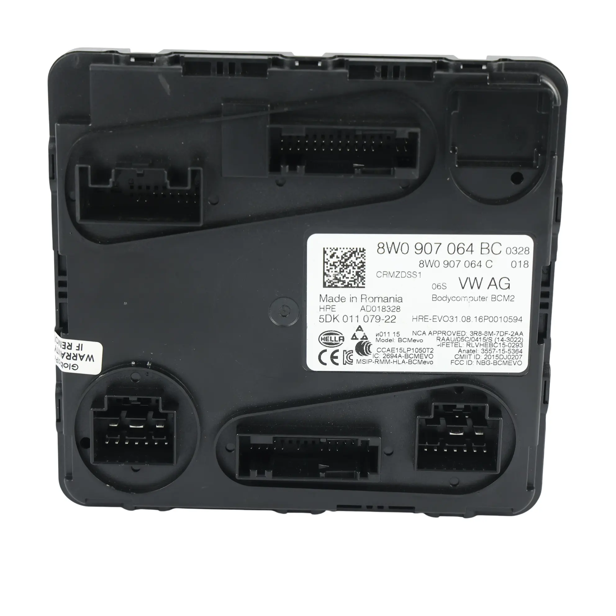 Audi A4 B9 Body Comfort Control Module ECU Unit 8W0907064BC