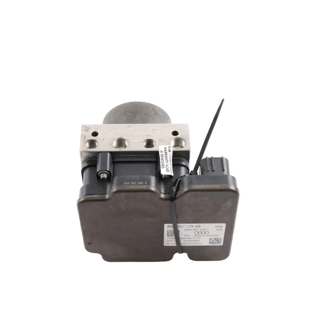 Brake Pump ABS Module Hydraulic Control Braking Unit to Audi A4 B9 with Part number 8W0907379AB Audi A4 B9 Brake Pump ABS Module Hydraulic Control Braking Unit - SKU 8W0907379AB - Part number 8W0907379AB