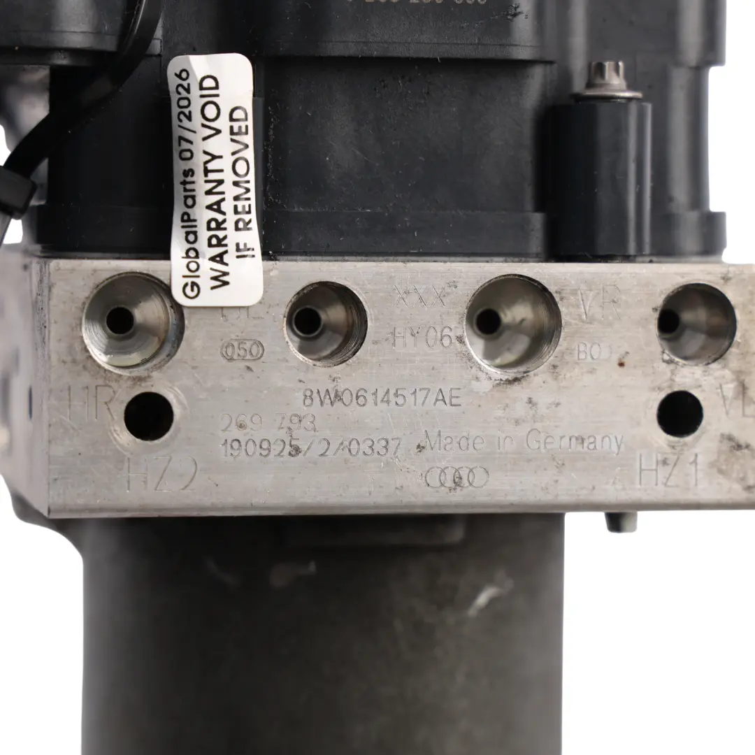 Audi A4 B9 Brake Pump ABS Module Hydraulic Control Braking Unit - SKU 8W0907379AB - Part number 8W0907379AB