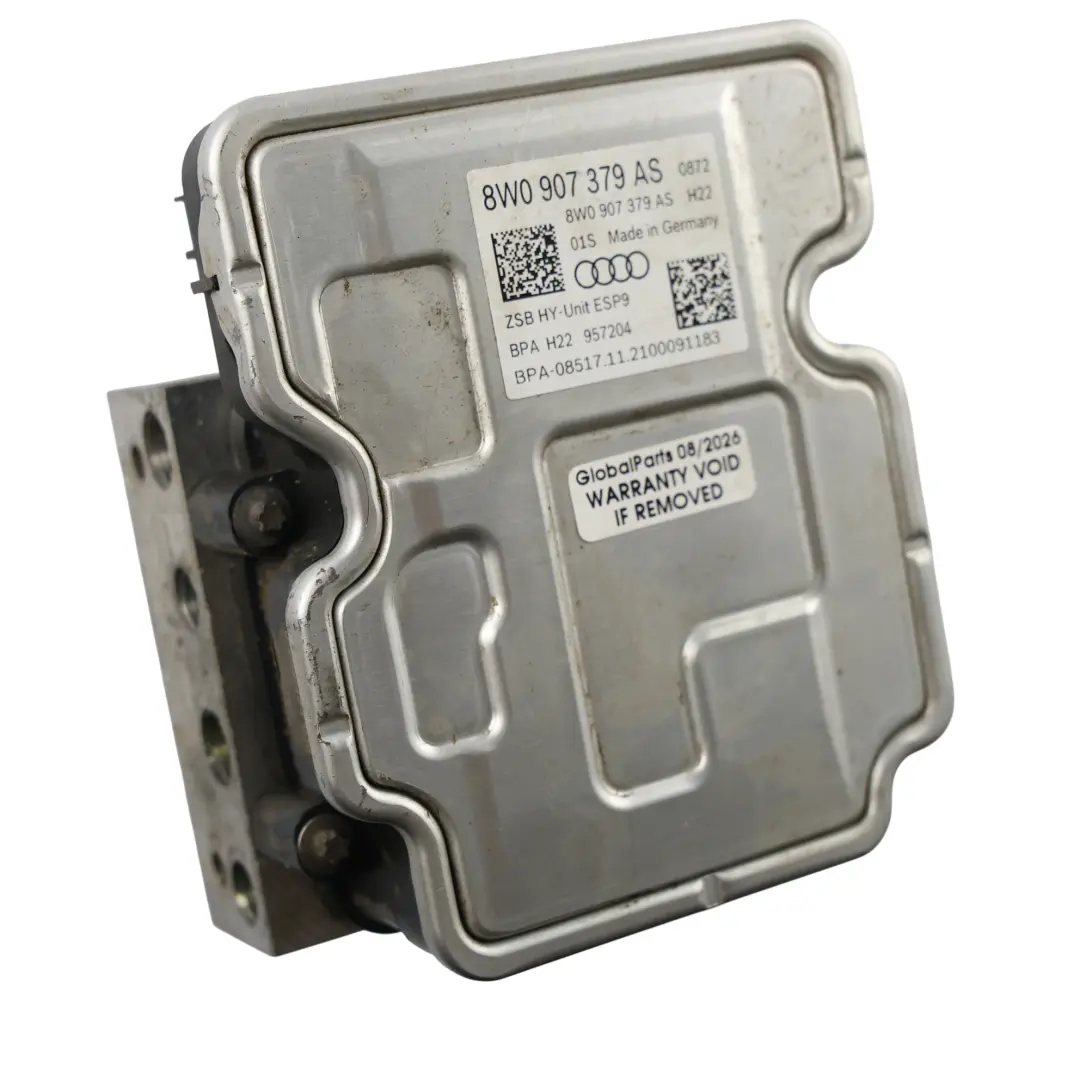 ABS Pump Modulator DSC Control Hydro Unit 3.0 TDI to Audi A5 B9 S5 F5 with Part number 8W0907379AS Audi A5 B9 S5 F5 ABS Pump Modulator DSC Control Hydro Unit 3.0 TDI - SKU 8W0907379AS - Part number 8W0907379AS