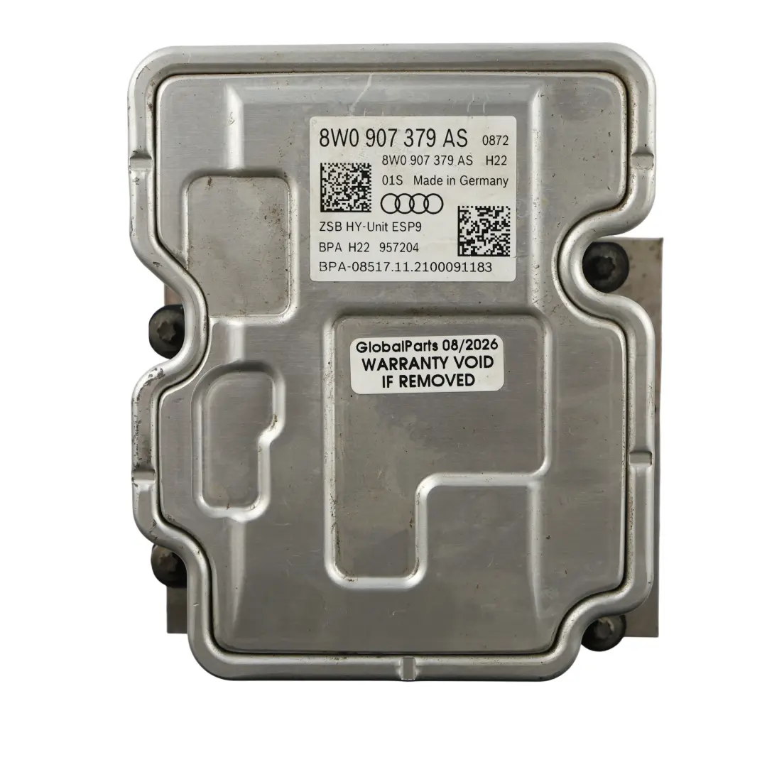 Audi A5 B9 S5 F5 ABS Pump Modulator DSC Control Hydro Unit 3.0 TDI - SKU 8W0907379AS - Part number 8W0907379AS